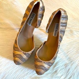 Steve Madden sequin heels